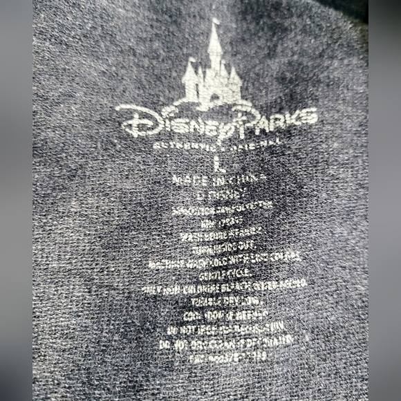 Disney Parks Acid Wash Mickey Mouse Walt Disney World Hoodie Sweatshirt Size L - Picture 8 of 8